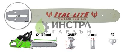 ШИНА 12``-3/8-1.1ММ - 124MLEA041-ITAL