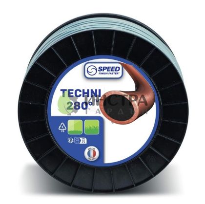 КОРДА D2.7ММ Х 280М TECHNI 280° (КРЪГЛА) - 545823