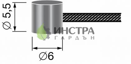 ЖИЛО УНИВЕРСАЛНО БЕЗ БРОНЯ L2.5М, d1.5MM - 6306970