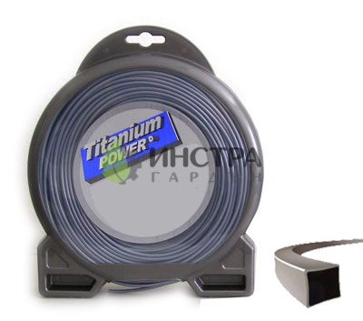 КОРДА D3.0ММ Х 44M (TITANIUM-КВАДРАТ) - CB039-T1