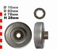 ВОДЕЩО КОЛЕЛО 3/8-7(С РИНГ) HQ371, 372,365,570 - 106593X-ITAL