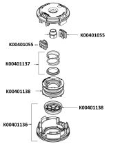 ПРУЖИНА ЗА КОРДОВА ГЛАВА BUMP-N-WORK D130 MM - K00401137