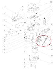 КОНТРОЛНА ПЛАТКА PCBA LM2014E-SP  (ЗА САМОХОДНА КОСАЧКА) - 2830075003