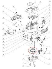 ЕЛЕКТРОМОТОР DC ЗА LM2024E (ЗА КОСАЧКА) - 2730250001
