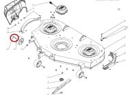 БОЛТ С ФЛАНЕЦ ЗА КОЛЕЛО НА ТАВА  ZT4200  И ZT5200E-L - 5640352001