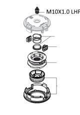 АДАПТОР ЗА КОРДОВА ГЛАВА M10X1.0 LHF STIHL - K00401047