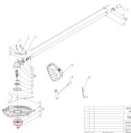 ФЛАНЕЦ НА ДИСКА BC3800E, BCA1200 (ЗА НОЖА НА ХРАСТОРЕЗ) - 3421864001