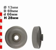 ВОДЕЩО КОЛЕЛО 1/4-9(С РИНГ) ST017, 018, 019 - 544658X