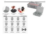 КУТИЯ С АДАПТОРИ (120БР) ЗА КОРДОВИ ГЛАВИ TECOMEC - K00401044