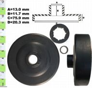 ВОДЕЩО КОЛЕЛО+ЛАГЕР 325-7(С РИНГ) ST MS291 - 111188-ITAL