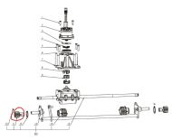 ПИНЬОН ЗА ВАЛ САМОХОД LM2122E-SP/LM2120E-SP ( V-A ) - 3520865001