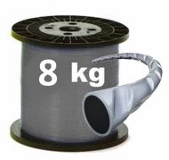 КОРДА D2.7ММ Х 1КГ (TITANIUM-УСУКАНА/СИВО И ЧЕРНО) - BN03491