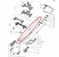 ТЕЛЕСКОПИЧНА ДРЪЖКА ДЯСНА- LM1900, LM1700 - 2825949001