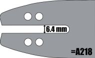 ШИНА  8``-1/4``-1.3ММ(SINGLE RIVET) - 080SDAA218