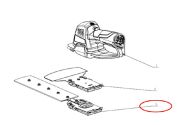 НОЖ РЕЗЕРВЕН ЗА ХРАСТИ (ЗА НОЖИЦА 12V CHT2100E) - 2826370001