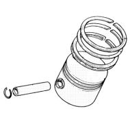 БУТАЛО КОМПЛЕКТ STD. HONDA GX120 - 36-241
