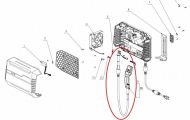 КАБЕЛ ЗА ЗАРЯДНО CHV1600E КЪМ ТРАКТОРА - 4860790001