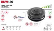 КОРДОВА ГЛАВА BUMP-N-WORK D130ММ M10X1.25 LHF HQ - 50739123