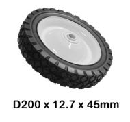 КОЛЕЛО ЗА КОСАЧКА МЕТАЛНО С ЛАГЕРИ D200MM - 72-437