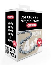 ВЕРИГА 20``-3/8``-1.6ММ POWERCUT (СУПЕР)(4+1) - 75EXL072E_PACK
