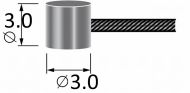 ЖИЛО УНИВЕРСАЛНО БЕЗ БРОНЯ L2.5М, d1.2MM, D3X3MM - A02508