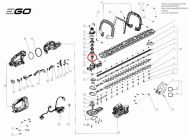 РЕДУКТОР ЗА НОЖА ЗА HT2600E - 2824926002