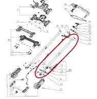 ТЕЛЕСКОПИЧНА ДРЪЖКА ЛЯВА - LM1900, LM1700 - 2825948001