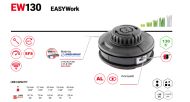 КОРДОВА ГЛАВА EASYWORK D130ММ, M10X1.00 LHF STIHL - 50739004