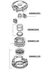 ПРУЖИНА ЗА КОРДОВА ГЛАВА BUMP-N-WORK 109MM, EASYWORK D130ММ - K00401043