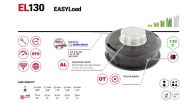 КОРДОВА ГЛАВА EASYLOAD D130 MM (БЕЗ АДАПТОРИ) - 50709103
