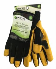 РАБОТНИ РЪКАВИЦИ КОЖA/СТРЕЧ (РАЗМЕР L) - SPS100.11.L