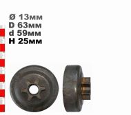 ВОДЕЩО КОЛЕЛО 3/8-6 (ХОБИ) ECHO 3000, 3400, 3450 - 106906X