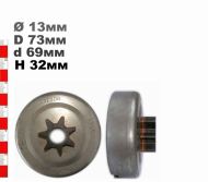 ВОДЕЩО КОЛЕЛО 325-7(КАСЕТА) SOLO 639 - 111435X