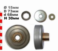 ВОДЕЩО КОЛЕЛО 3/8-7(С РИНГ)  ST041 - 18200X