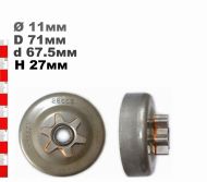 ВОДЕЩО КОЛЕЛО 3/8-6(ХОБИ) D104 - 28006