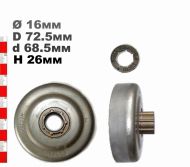 ВОДЕЩО КОЛЕЛО 325-7(С РИНГ) HQ262,50,51,55 - 29175X